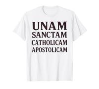 UNAM Sanctam Catholicam Apostolicam Latino Cattolico Maglietta