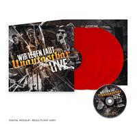 Unantastbar Wir Leben Laut - Live (3LP Gatefold Red + DVD) (Vinyl LP)