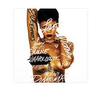 Unapologetic Rihanna Album Cover 01 Poster su tela, decorazione da parete per soggiorno, camera da letto, decorazione in stile senza cornice, 30 x 30 cm