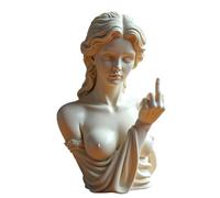 Unapologetic The Middle Finger Statua moderna in resina, decorazione per la casa, ricca di dettagli, per scrivania, scaffale o soggiorno, oggetto artistico espressivo