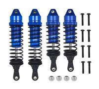 UNARAY 4 pezzi in metallo ammortizzatore anteriore e posteriore adatto for Traxxas Slash 4X4 VXL 2WD Rustler Stampede Hoss 1/10 RC auto aggiornamenti parti (Size : Blue)
