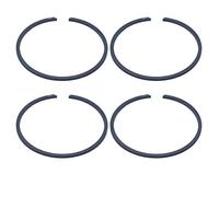 UNARAY 4pcs Pistone Anelli 1.5mm X 46mm 47mm 48mm 49mm 50mm 51mm 52mm 54mm 56mm 58mm 60mm Anello Trimmer Motosega Decespugliatore Parti del Ventilatore (Size : 52mm x 1.5mm)