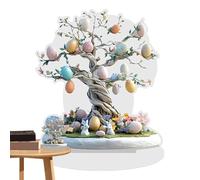 un'atmosfera festiva con il nostro cartello da tavolo per vacanze con un tema pasquale. Questo segno robusto migliora lo spirito di Pasqua a lungo termine