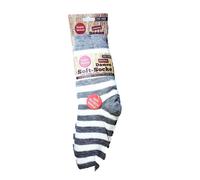 Unbekannt (3068G) Women's Soft Striped Cuddly Socks with Teddy Lining, Super Sof