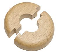 Unbekannt 403452 - Rosetta per radiatore, in legno massiccio incolore, 22/50 mm, 1/2", tipo di legno: faggio laccato