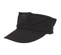 Unbekannt Berretto con Visiera USMC, con Stampa della Marina statunitense, rip-Stop, Nero (Nero), M