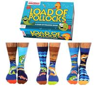 Unbekannt Calze da pescatore Oddsocks in 39-46, set da 6 pezzi, multicolore, Einheitsgröße Große Größen