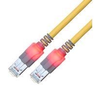 Unbekannt Cavo patch RJ45 SACON CAT.6, S/FTP, identificazione della luce, LSOH, giallo, 2 m