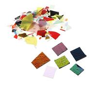 Unbekannt COE90 vetro dicroico mix di colori e forme fusibili in vetro forno a microonde fusione confetti vetro 2 sacchetti (56 g)