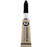 Unbekannt Colla istantanea K2, super adesiva, senza solventi, colla quasi tutto, plastica, legno, pelle, ceramica, gomma, ecc., 3 g