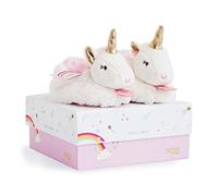 Set regalo stivaletti unicorno con sonagli 0-6 mesi
