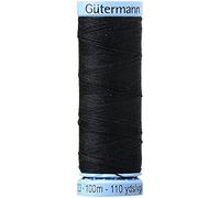 Unbekannt GUTERMANN 101 m-000 Filo di Seta, 100 m/99,7 m, Nero