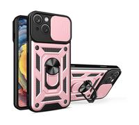 UNBEKANNT Hybrid Armor Camshield COVER per Apple iPhone 14 plus custodia armata, Rosa