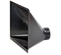 Unbekannt Imbuto di aspirazione, 410 x 325 mm, in plastica, nero