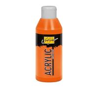 Unbekannt KREUL 84206 - Solo Goya Acrylic Real Orange, flacone da 250 ml, Pittura acrilica cremosa e Versatile in qualità da Studio, a Base d'Acqua, ad Asciugatura Rapida e Opaca.
