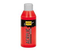Unbekannt KREUL 84207-Solo Goya Acrylic Vermilion, flacone da 250 ml, Pittura acrilica cremosa e Versatile in qualità da Studio, a Base d'Acqua, ad Asciugatura Rapida e Opaca, Red, 250 unità