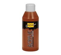 Unbekannt KREUL 84224 - Solo Goya Acrylic Marrone Scuro, flacone da 250 ml, Pittura acrilica cremosa e Versatile in qualità da Studio, a Base d'Acqua, ad Asciugatura Rapida e Opaca.