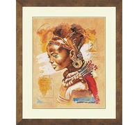 Unbekannt 'Lanarte 0008009 - Punto Croce Kit, Donna Africana, ebengewebt - NUO
