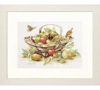 Unbekannt Lanarte PN-0021221 0007960 Kit Punto Croce, Motivo Estate Frutta, eben