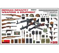 Unbekannt Mini Art 35247 1:35 - Set di Armi/Accessori per Fanteria Tedesca - Riproduzione Fedele all'originale, modellismo, Kit di Costruzione in plastica, Fai da Te, Hobby, incollaggio, modellismo,