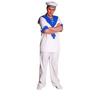 Unbekannt Navy Marinaio Costume per Uomo - Marinaio Viaggiatore del Mare Costume per Carnevale