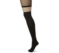 Unbekannt Net Miracle Collant, 85 denari, Nero (Black 0005), L Donna