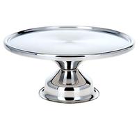Unbekannt Piatto per torte girevole 33 cm in acciaio inox