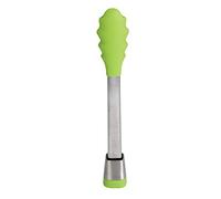 Unbekannt Pinzette in Acciaio Inox Mastrad F17608 Espresso/Silicone Verde 28 cm
