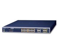 PLANET GS-4210-16P4C switch di rete Gestito L2/L4 Gigabit Ethernet (10/100/1000) Supporto Power over (PoE) 1U Blu [GS-4210-16P4C]