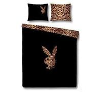 Unbekannt Playboy Lenzuola Bunny Leopardato Raso Liscia 135 x 200 cm Regalo Nuovo Wow - All-In-One-Outlet-24