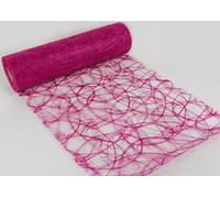 Unbekannt Sizoweb® - Runner da tavola Originale in Tessuto Non Tessuto, 25 m x 30 cm, Colore: Fucsia Rosa