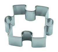 Unbekannt Stampo per biscotti a forma di puzzle, 5 cm, in acciaio INOX R4, lavabile in lavastoviglie