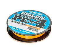 Unbekannt Sunline Siglon PE X4 - Filo Intrecciato per Pesca a Spinning, 150 m, Colore: Arancione, 0.132mm / 4.5kg