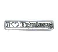 Unbekannt Townsman 216013 Cookie I Love Amburgo, in Acciaio Inox