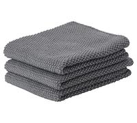 Unbekannt Zone Denmark cotone di Pulizie straccio, cool grey, 3 St.