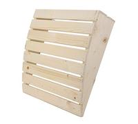 Unbilkdas Poggiatesta con Cuscino in Legno per Sauna, Comodi Accessori per Sauna, Design ergonomico Che Si abbina alla Curva della Testa, poggiatesta in Legno con Materiale di Alta qualità