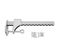 Unbilkdas Supporto per ombrellone per ringhiera del Balcone Quadrato, Staffa per ombrellone da Esterno, Supporto per ombrellone da Patio in Acciaio con Design a Clip Grande, impostazione