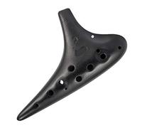 UNbit 12 fori Ceramica nera Ocarina Alto C Soprano CF Ocarina Strumenti musicali Fatti a mano Dolomite Ceramica Musica Instrumento (Color : Sc Frosted)
