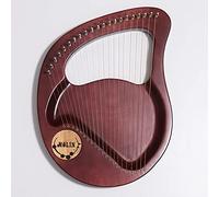 UNbit Arpa da giro fatta a mano, arpa lira 24/21 corde, strumenti arpa strumenti musicali miglior regalo for adulti principianti con custodia/chiave di accordatura/corda di ricambio/manuale di istruzi