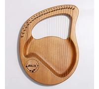 UNbit Arpa da giro fatta a mano, arpa lira 24/21 corde, strumenti arpa strumenti musicali miglior regalo for adulti principianti con custodia/chiave di accordatura/corda di ricambio/manuale di istruzi