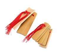 UNbit Batacchio, strumento a percussione, 1 paio di nacchere cinesi Kuaiban Batacchio di bambù Strumento tradizionale allegro Strumento a percussione a mano for spettacoli di festival Sonagli