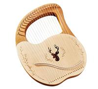 UNbit Lyre Harp 21 corde Abete Topboard Tabellone in mogano Lyre Harp String Instrument