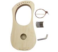 UNbit Lyre Harp 7-String Lyre Harp Strumento a corde in legno con borsa for il trasporto Set di corde extra e accessori