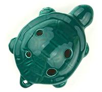 UNbit Ocarina 6 Buche Tartaruga Piccola Ocarina Alto C Tono Principiante Ocarina Tourist Souvenir Giocattoli Didattici Ciondolo In Ceramica (Color : Dark Green)