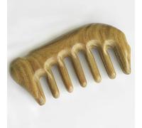 UNbit Pettine for massaggio alla testa pettine in legno di sandalo verde Pettine piccolo for donna Massaggio for la salute della testa Pettine for terapia Pettine in legno Pettine