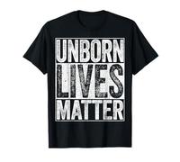 Unborn Lives - Maglietta opaca con supporto per i diritti dei bambini non ancora nati Maglietta