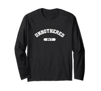 Unbothered 24 7 - Sarcastic College University Style Maglia a Manica