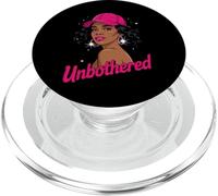 Unbothered Black Woman African American Afro Queen PopSockets PopGrip per MagSafe