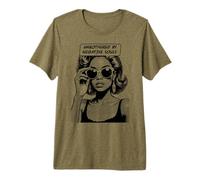 Unbothered By Negative Souls Ragazza Nera afroamericana Maglietta Premium