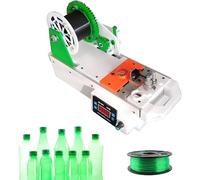 Unbranded 3D Filament Extruder, Tabletop Adjustable Temp & Speed for Home | Built-in digital display, recycles PET plastic bottles, ideal for small batch 3D printing